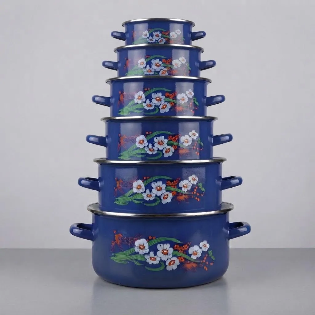 14 676ED-6 Bleu 14-24CM  6PCS