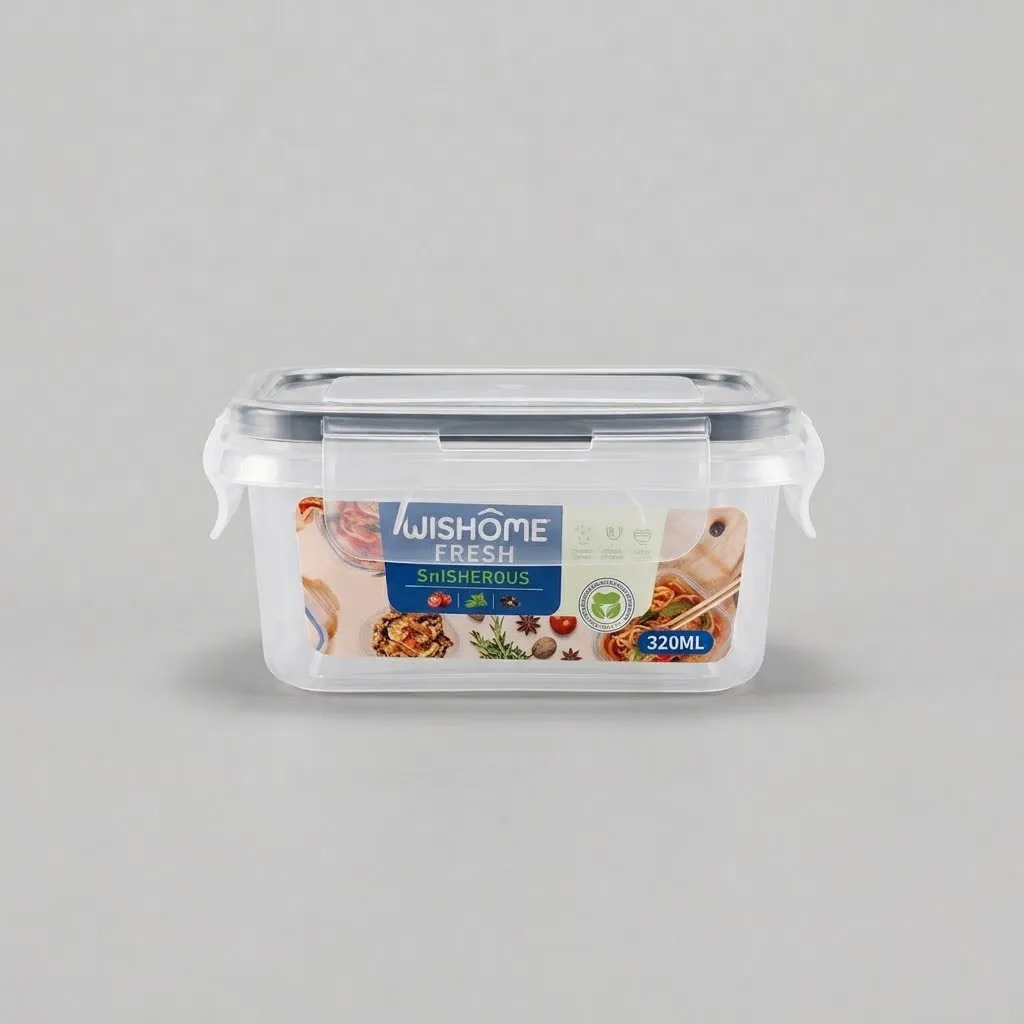 109789-0.32L pot carré 320ML