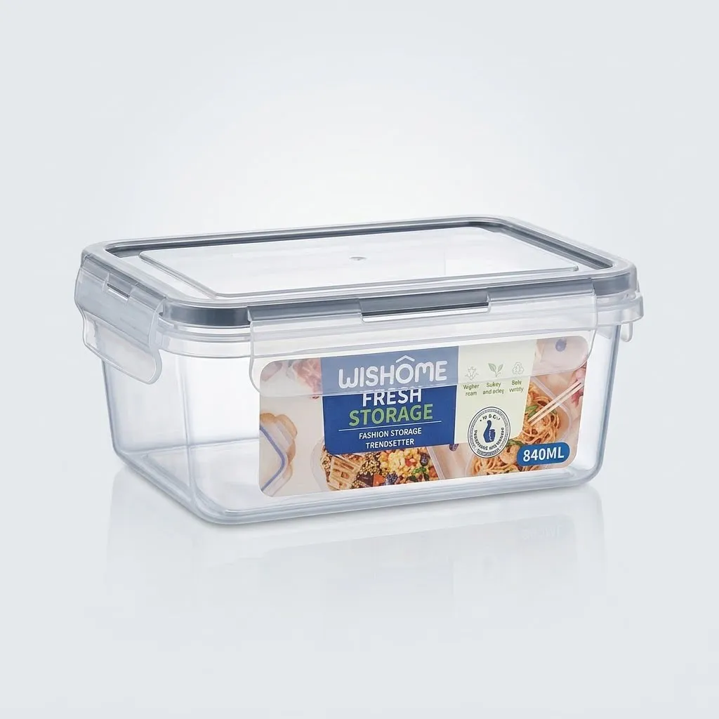 109789-0.84L pot carré 840 ML